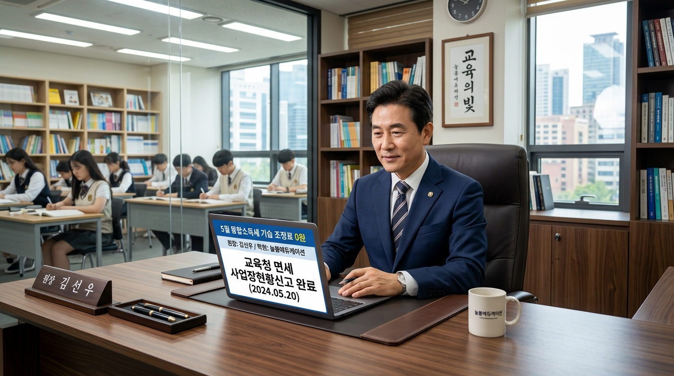 세무 시장 현실 및 비용 누수 진단 (AI 생성 이미지)